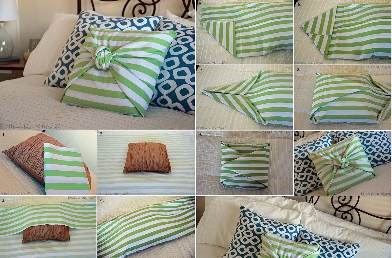 No Sew Pillow Case – DIY No Sew Pillow Case Patterns