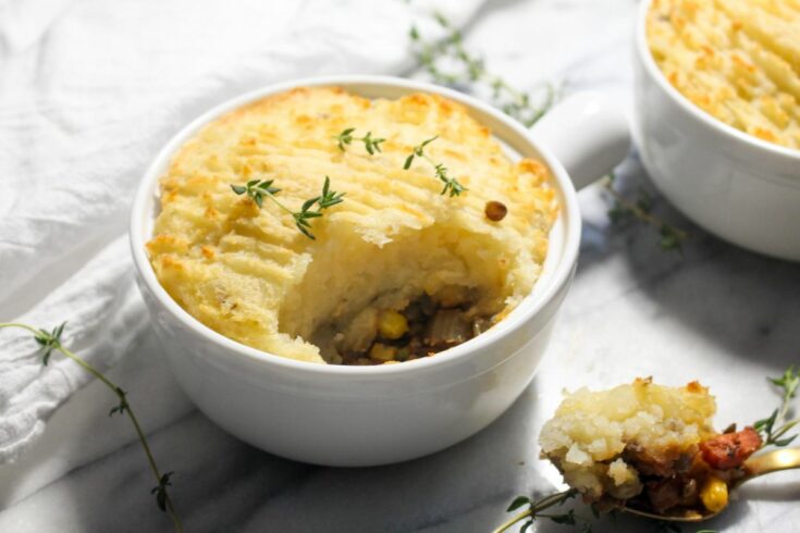 Lentil shepherd’s pie delicious food