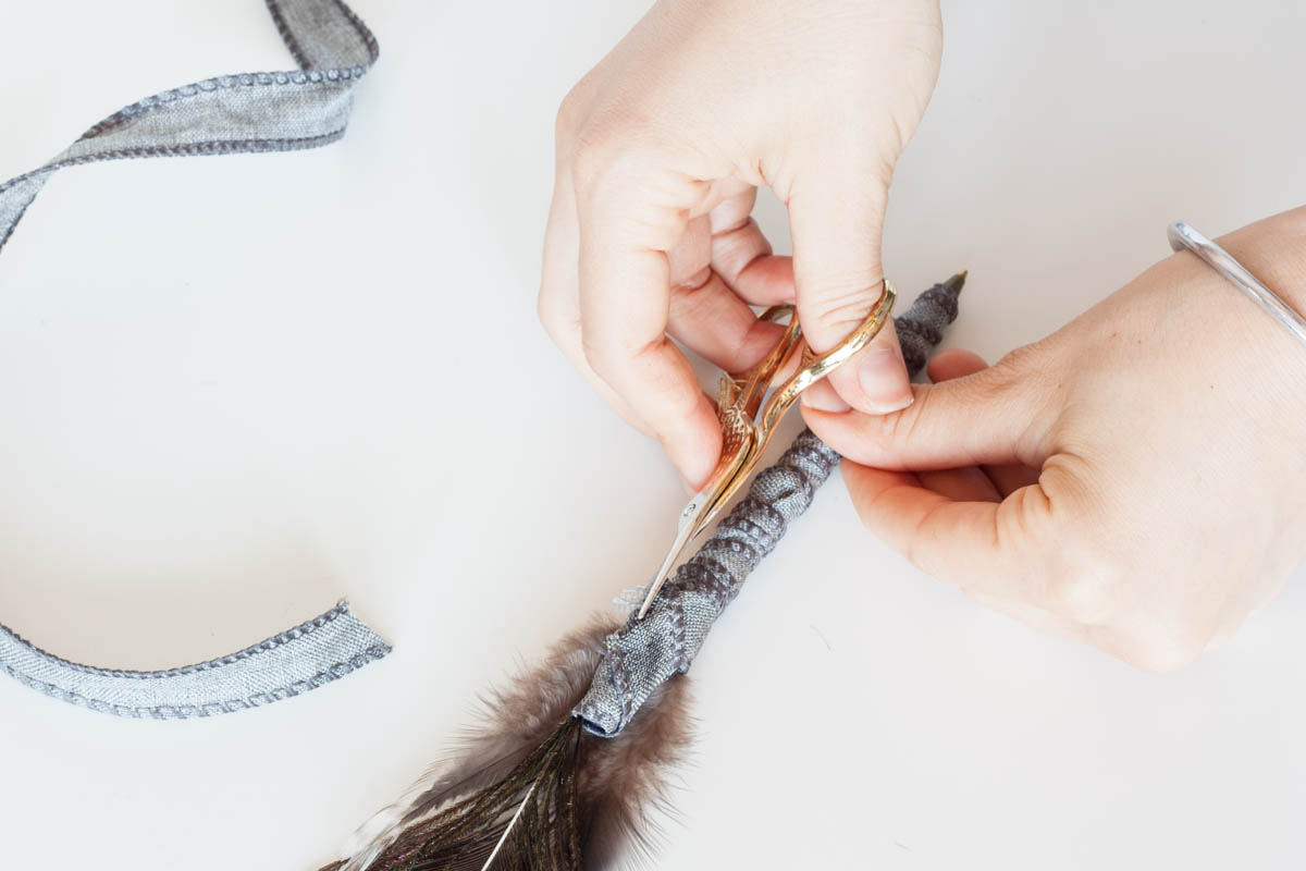 Father’s day gift idea diy feather pen project