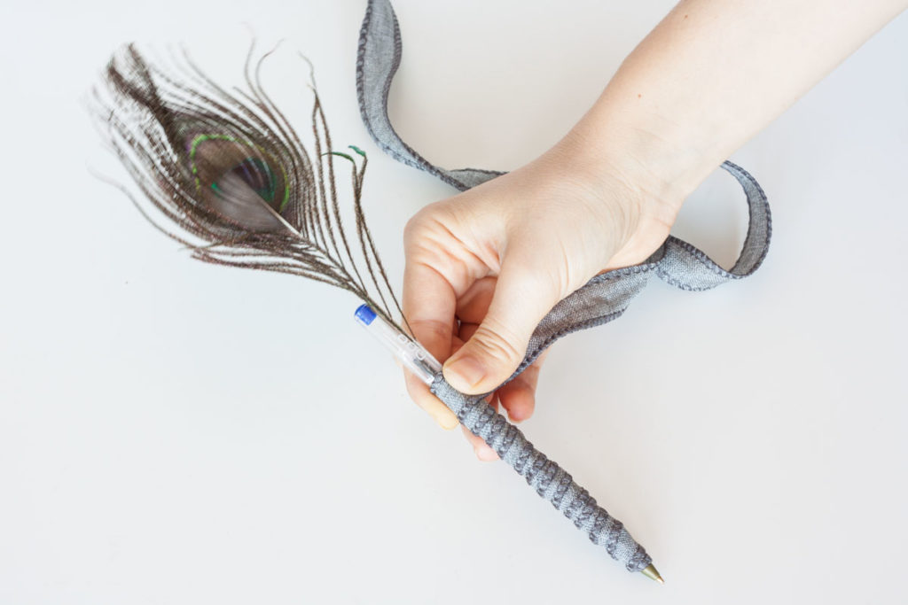 Vintage DIY Feather Pen