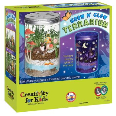 Grow ‘n glow terrarium