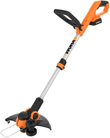 Worx wg162 20v 12” cordless string trimmer:edger, battery and charger included