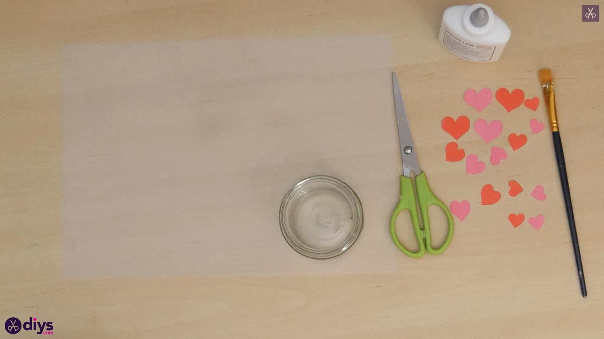 Valentines day candle holder step 2a