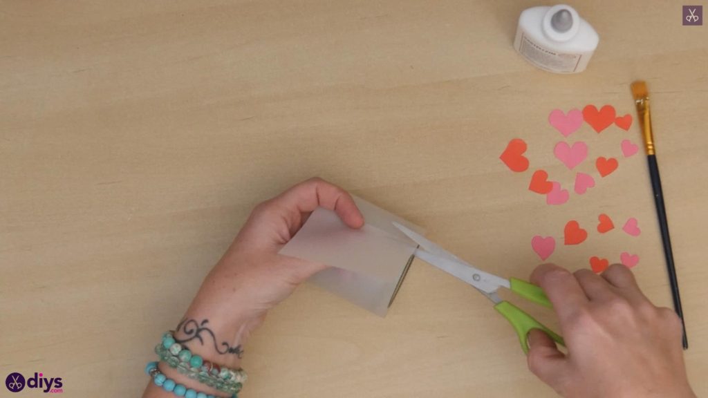 Valentine’s day candle holder step 3c