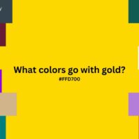what colors go with gold