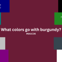 Colors that go with burgundy